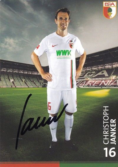 Autogramm Fussball | FC Augsburg | 2018 | Christoph JANKER