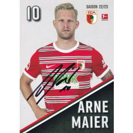 Autogramm Fussball | FC Augsburg | 2022 | Arne MAIER