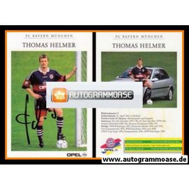 Autogramm Fussball | FC Bayern M&uuml;nchen | 1998 | Thomas HELMER