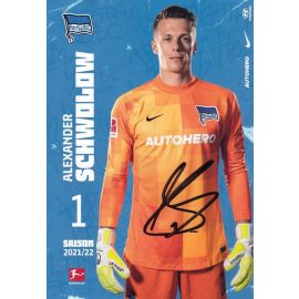 Autogramm Fussball | Hertha BSC Berlin | 2021 | Alexander SCHWOLOW