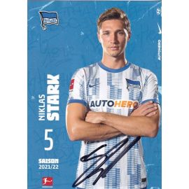 Autogramm Fussball | Hertha BSC Berlin | 2021 | Niklas STARK