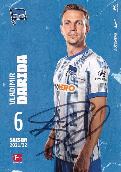 Autogramm Fussball | Hertha BSC Berlin | 2021 | Vladimir DARIDA