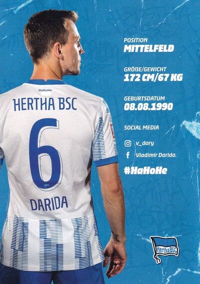 Autogramm Fussball | Hertha BSC Berlin | 2021 | Vladimir DARIDA