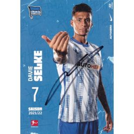Autogramm Fussball | Hertha BSC Berlin | 2021 | Davie SELKE