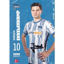 Autogramm Fussball | Hertha BSC Berlin | 2021 | Jürgen EKKELENKAMP