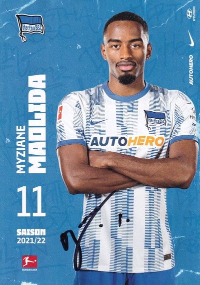 Autogramm Fussball | Hertha BSC Berlin | 2021 | Myziane MAOLIDA