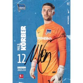 Autogramm Fussball | Hertha BSC Berlin | 2021 | Nils KÖRBER