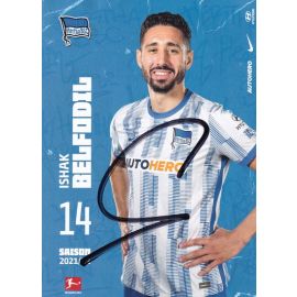 Autogramm Fussball | Hertha BSC Berlin | 2021 | Ishak BELFODIL