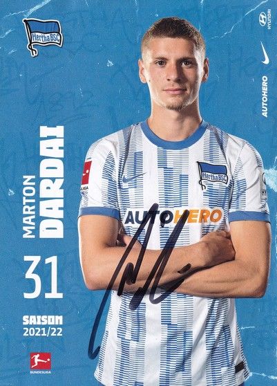 Autogramm Fussball | Hertha BSC Berlin | 2021 | Marton DARDAI