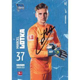 Autogramm Fussball | Hertha BSC Berlin | 2021 | Marcel LOTKA