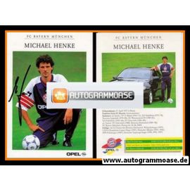 Autogramm Fussball | FC Bayern M&uuml;nchen | 1998 | Michael HENKE