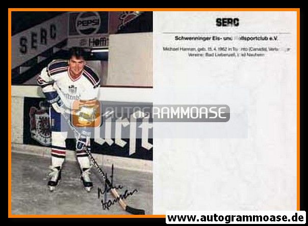 Autogramm Eishockey | Schwenninger ERC | 1989 | Michael HANNAN