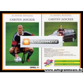 Autogramm Fussball | FC Bayern M&uuml;nchen | 1998 | Carsten JANCKER