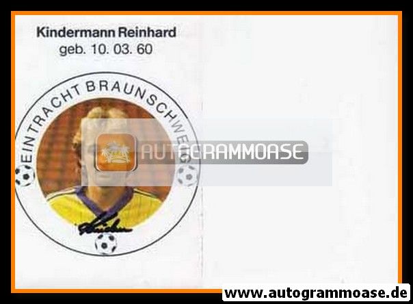 Autogramm Fussball | Eintracht Braunschweig | 1983 | Reinhard KINDERMANN