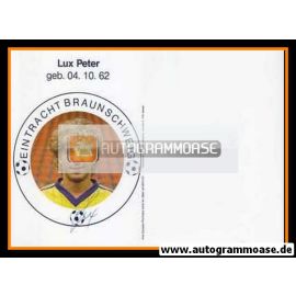 Autogramm Fussball | Eintracht Braunschweig | 1983 | Peter LUX