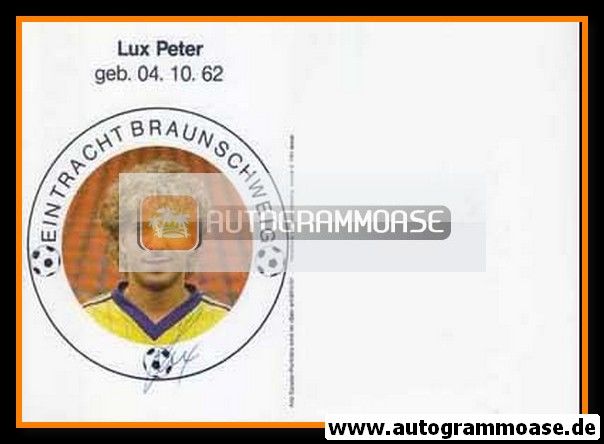 Autogramm Fussball | Eintracht Braunschweig | 1983 | Peter LUX