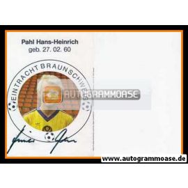 Autogramm Fussball | Eintracht Braunschweig | 1983 | Hans-Heinrich PAHL