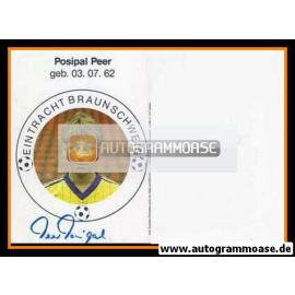 Autogramm Fussball | Eintracht Braunschweig | 1983 | Peer POSIPAL