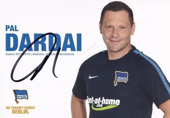 Autogramm Fussball | Hertha BSC Berlin | 2017 | Pal DARDAI