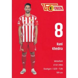Autogramm Fussball | 1. FC Union Berlin | 2022 | Rani KHEDIRA