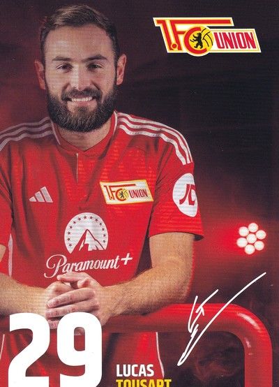 Autogramm Fussball | 1. FC Union Berlin | 2023 Druck | Lucas TOUSART