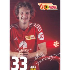Autogramm Fussball | 1. FC Union Berlin | 2023 Druck | Alex KRAL