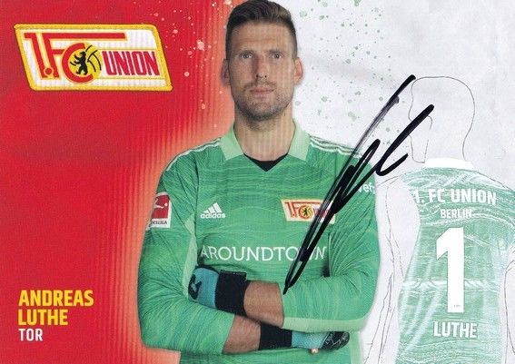 Autogramm Fussball | 1. FC Union Berlin | 2021 | Andreas LUTHE