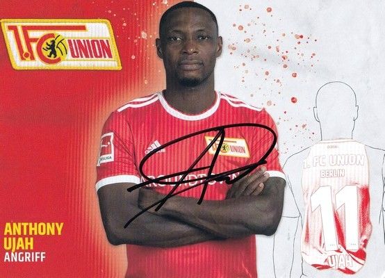 Autogramm Fussball | 1. FC Union Berlin | 2021 | Anthony UJAH