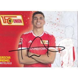 Autogramm Fussball | 1. FC Union Berlin | 2021 | Grischa PRÖMEL