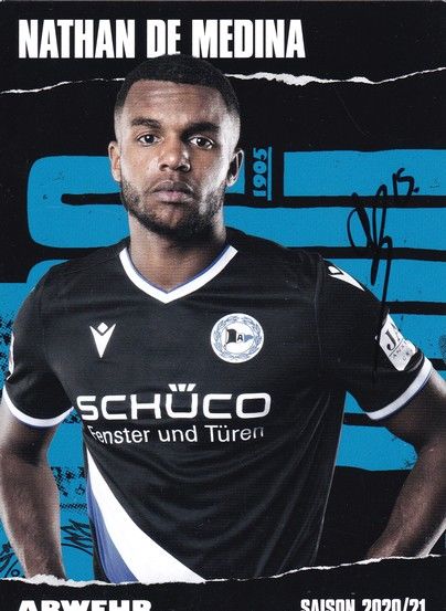 Autogramm Fussball | DSC Arminia Bielefeld | 2020 | Nathan DE MEDINA