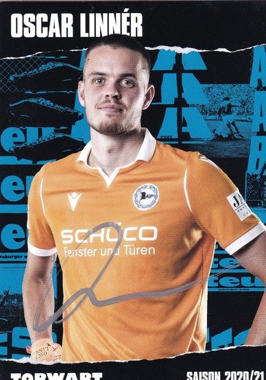 Autogramm Fussball | DSC Arminia Bielefeld | 2020 | Oscar LINNER