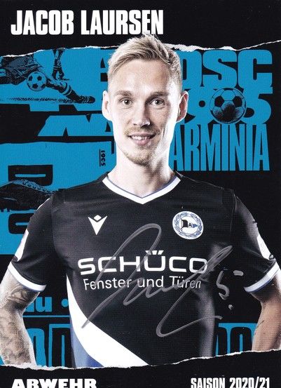 Autogramm Fussball | DSC Arminia Bielefeld | 2020 | Jacob LAURSEN