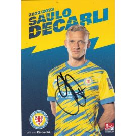 Autogramm Fussball | Eintracht Braunschweig | 2022 | Saulo DECARLI