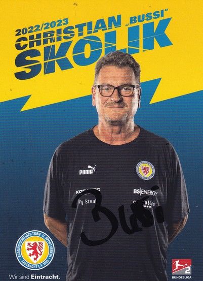 Autogramm Fussball | Eintracht Braunschweig | 2022 | Christian SKOLIK