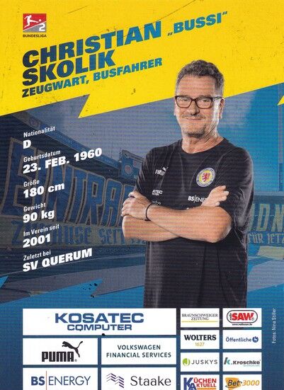 Autogramm Fussball | Eintracht Braunschweig | 2022 | Christian SKOLIK