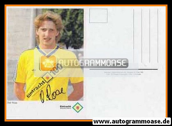 Autogramm Fussball | Eintracht Braunschweig | 1988 | Olaf ROSE