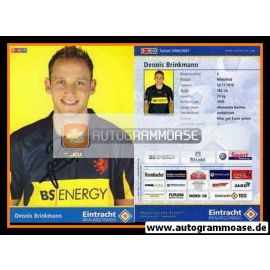 Autogramm Fussball | Eintracht Braunschweig | 2006 | Dennis BRINKMANN