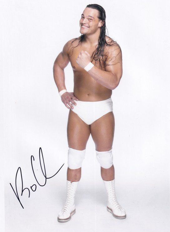 Autogramm Wrestling | Bo DALLAS | 2010er Foto (Portrait Color XL)