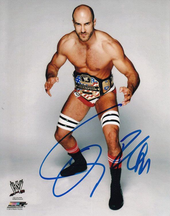 Autogramm Wrestling | CESARO | 2012 Foto (Portrait Color XL)