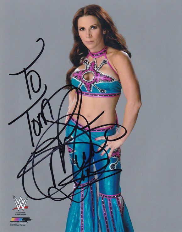 Autogramm Wrestling | Mickie JAMES | 2010er Foto (Portrait Color XL)