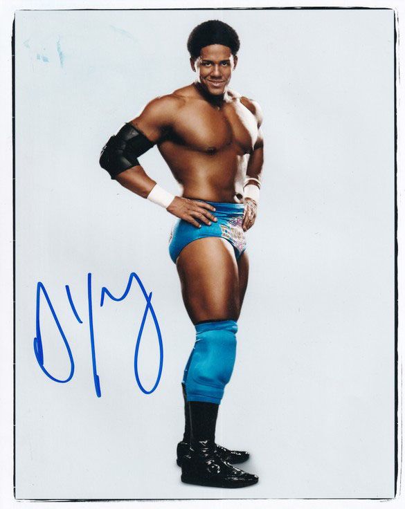 Autogramm Wrestling | Darren YOUNG | 2010er Foto (Portrait Color XL)