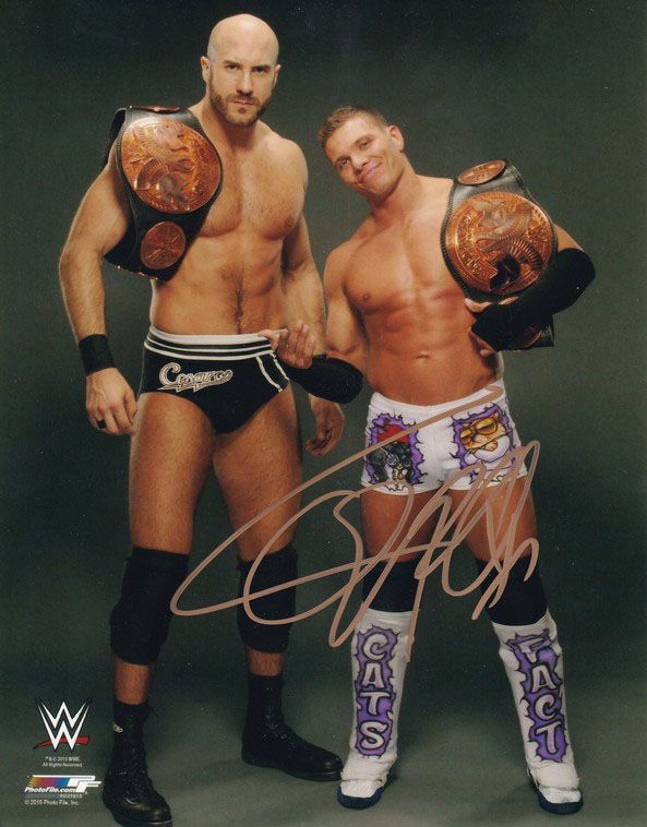 Autogramm Wrestling | CESARO | 2015 Foto (Portrait Color XL) Tyson Kidd