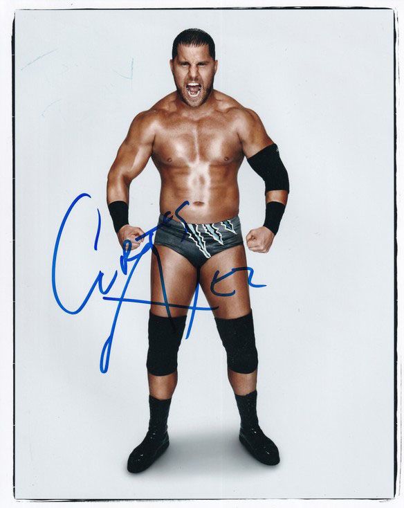 Autogramm Wrestling | Curtis AXEL | 2010er Foto (Portrait Color XL)