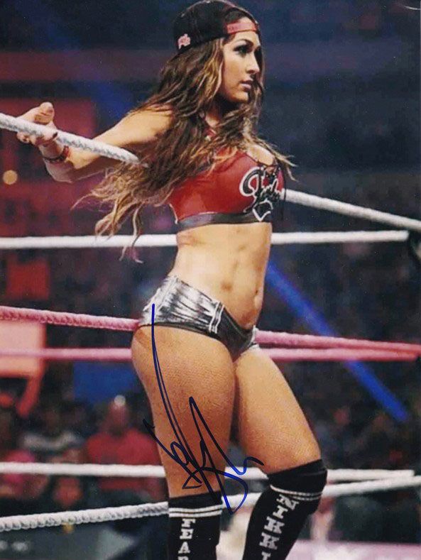 Autogramm Model / Wrestling | Nikki BELLA | 2010er Foto (Portrait Color XL) SEXY