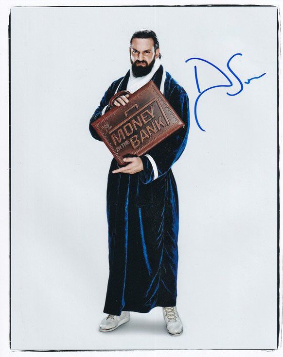 Autogramm Wrestling | Damien SANDOW | 2010er Foto (Portrait Color XL)