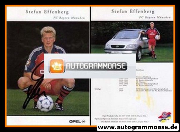 Autogramm Fussball | FC Bayern München | 1999 | Stefan EFFENBERG