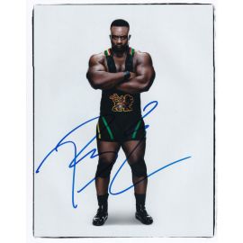 Autogramm Wrestling | BIG E | 2010er Foto (Portrait Color XL)