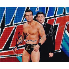 Autogramme Wrestling | Alberto DEL RIO + Ricardo RODRIGUEZ  | 2012 Foto (Portrait Color XL) WWE ME