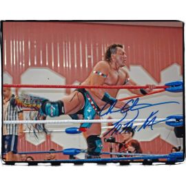 Autogramm Wrestling | TATANKA | 2000er Foto (Kampfszene Color XL) 1