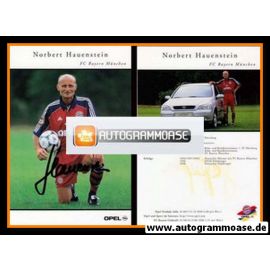 Autogramm Fussball | FC Bayern M&uuml;nchen | 1999 | Norbert HAUENSTEIN